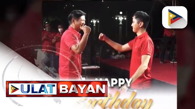 Presidential son at Ilocos Norte Rep. Sandro Marcos at mga senador, nagpaabot ng pagbati sa kaarawan ni Pres. Marcos Jr.