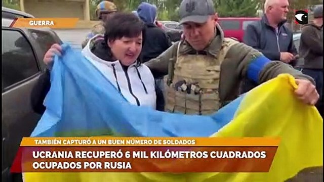 Ucrania recuperó 6 mil kilómetros cuadrados ocupados por Rusia