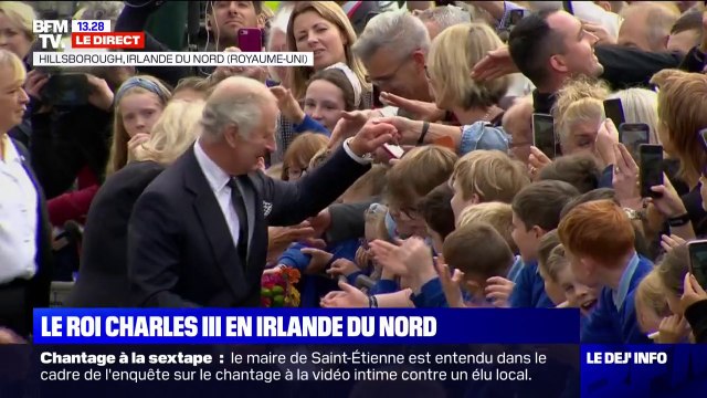 Visite de Charles III en Irlande du Nord: le roi accueilli par un bain de foule