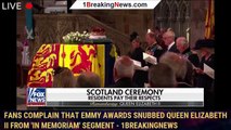 Fans complain that Emmy Awards snubbed Queen Elizabeth II from 'In Memoriam' segment - 1breakingnews