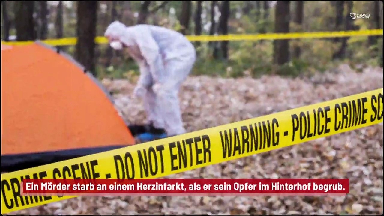 Mörder verstirbt an Herzinfarkt, während er sein Opfer begräbt