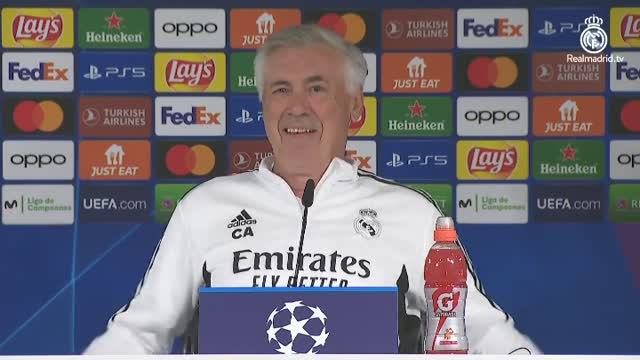 Ancelotti: Estamos muy ilusionados con Vinicius y Rodrygo, no pensamos en otros jugadores