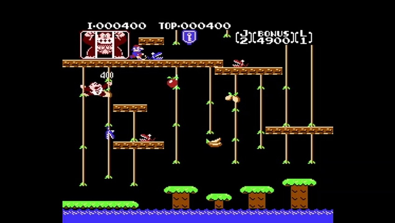 Donkey Kong Jr. (NES) Complete - No Deaths