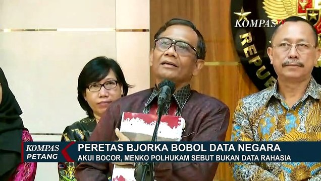 Mahfud MD Sebut Data Negara yang Dibocorkan Hacker Bjorka Bukan Dokumen Rahasia