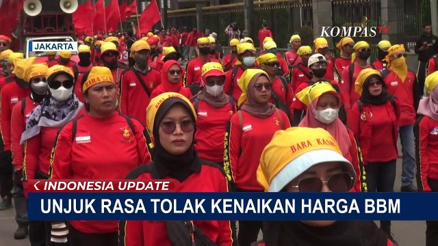 Tak Hanya Tolak Kenaikan BBM, Ini Tuntutan Buruh dan Mahasiswa saat Demo di Kawasan Patung Kuda!