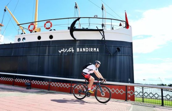 Samsun gündem haberleri... Bandırma'nın kurtuluşunun 100. yılı için Türk bayrağı Samsun'dan bisikletle yola çıkarıldı