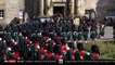Queen's children hold vigil by mother's coffin in Edinburgh