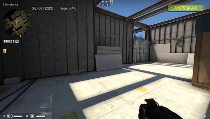 How to Smoke CT Start on Vertigo, option 1 - CSGO