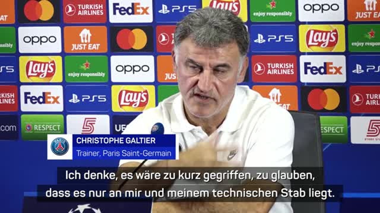 Galtier: Neymar ist schlechte letzte Saison bewusst