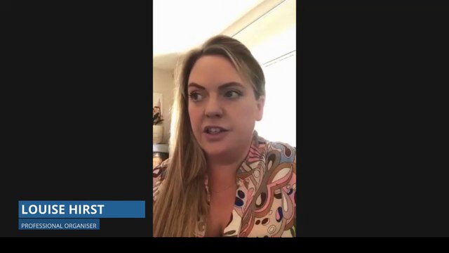 Professional organiser Louise Hirst