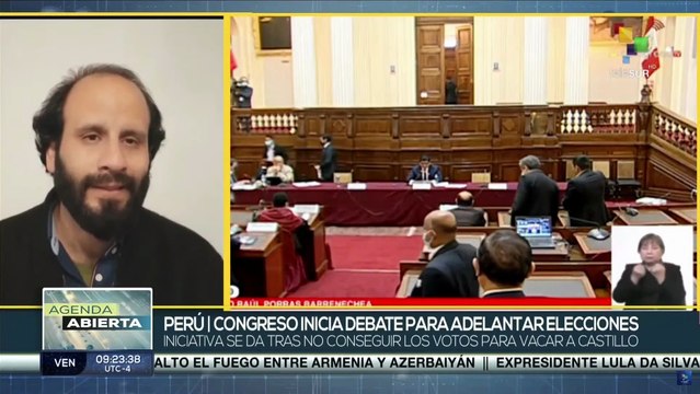 Congreso peruano inicia proceso para adelantar elecciones presidenciales y congresales