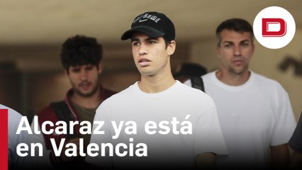 Carlos Alcaraz ya está en Valencia para jugar la Copa Davis