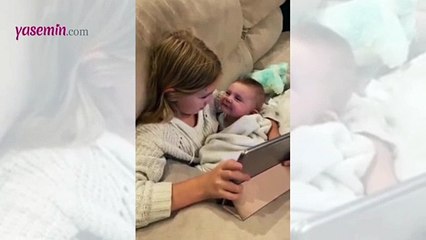 Abla ve kardeşin görüntüsü yürekleri ısıttı!