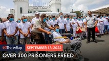 Bureau of Corrections frees over 300 prisoners