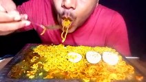 Asmr Eating Korean Maggi Noodles & Boiled Eggs  | Indian Mukbang | Indian Eating Show | Indian Food Mukbang | Asmr Eating | #theindianmukbanger