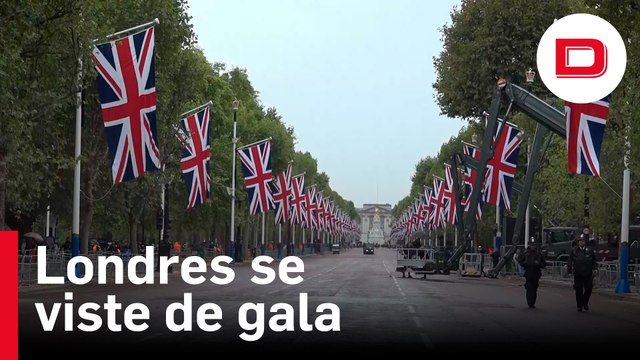 Todo listo para la llegada del féretro de Isabel II a Londres