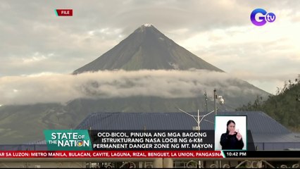 OCD-Bicol, pinuna ang mga bagong istrukturang nasa loob ng 6-KM permanent danger zone ng Mt. Mayon | SONA