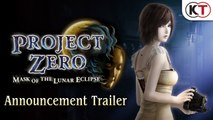 Tráiler de anuncio de Project Zero: Mask of the Lunar Eclipse para PC, PlayStation, Xbox y Switch