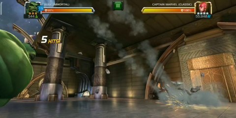 Hulk immortal and BLACK WIDOW (Claire VOYANT) and MYSTERIO MAX OUT (mcoc)