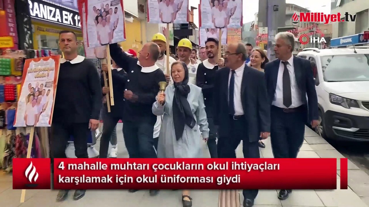 4 mahalle muhtarı çocukların okul ihtiyaçları k...