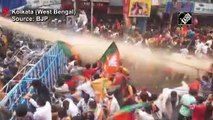 Nabanna Chalo: Police use water cannons, tear gas shells to disperse BJP workers protesting in Howrah