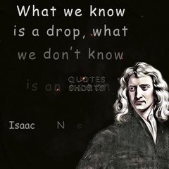 If I have seen further than others...Isaac Newton