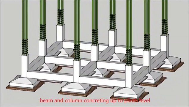 Animation video for sub structure detailing _ RCC building