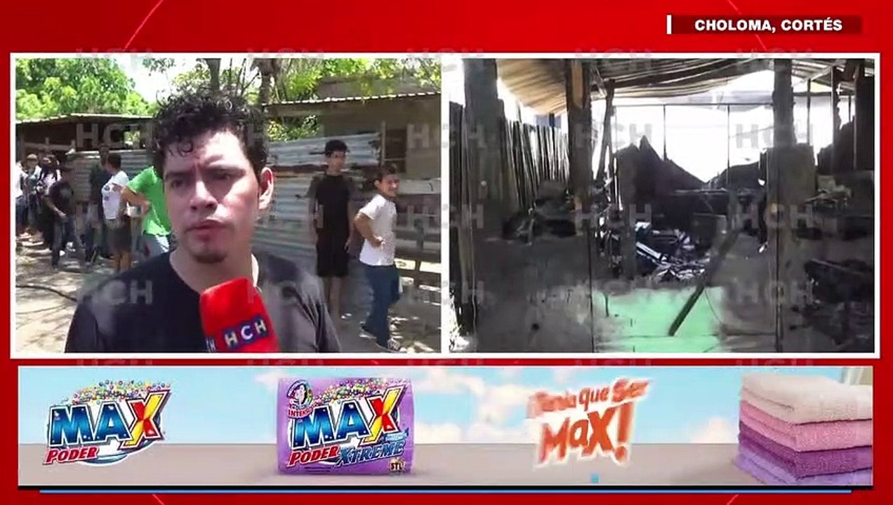 #HCHCholoma | ¡Voraz incendio reduce a cenizas cuatro viviendas en col. El Porvenir!