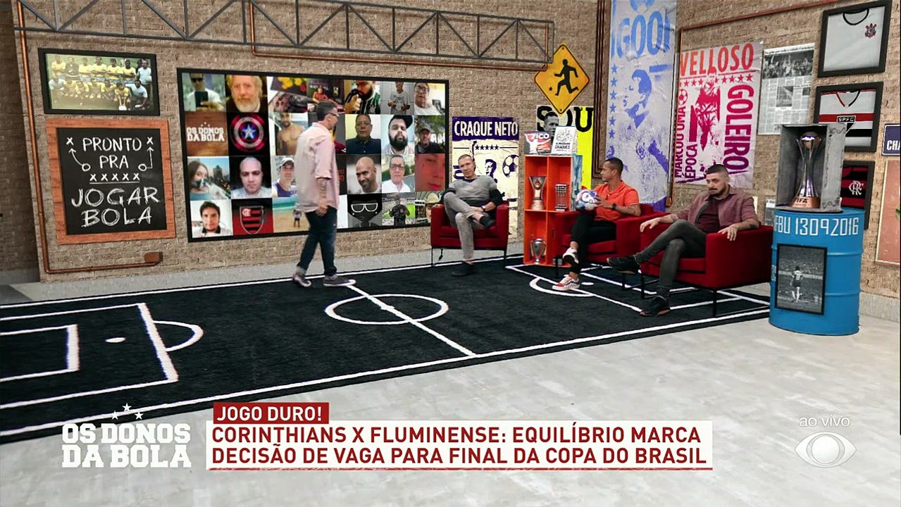 Craque Neto debate: Quem passa na Copa do Brasil, Corinthians ou Fluminense? 13/09/2022 14:56:20