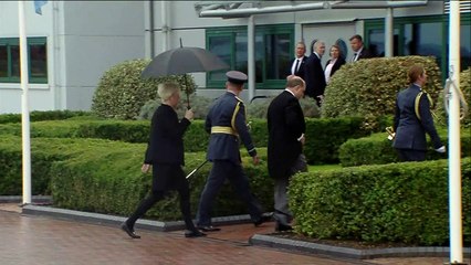 Guard of Honour assemble at RAF Northolt