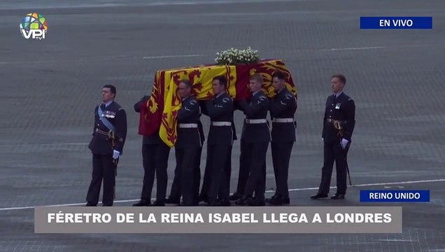 En Vivo Féretro de la Reina Isabel II llega a Londres