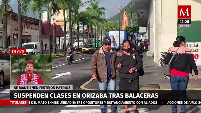 En Veracruz, escuelas suspenden clases en Orizaba tras balaceras