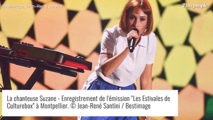 Suzane lookée et rayonnante pour l'émission Olympiascope, le grand concert approche !