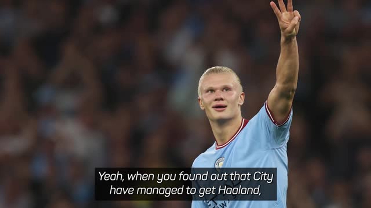 Did Guardiola 'punch the air' when City signed Haaland?