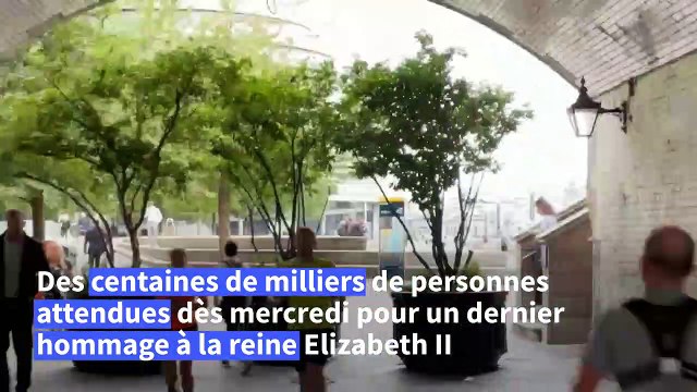 TIMELAPSE : file d'attente de 8km prévue pour voir le cercueil d'Elizabeth II