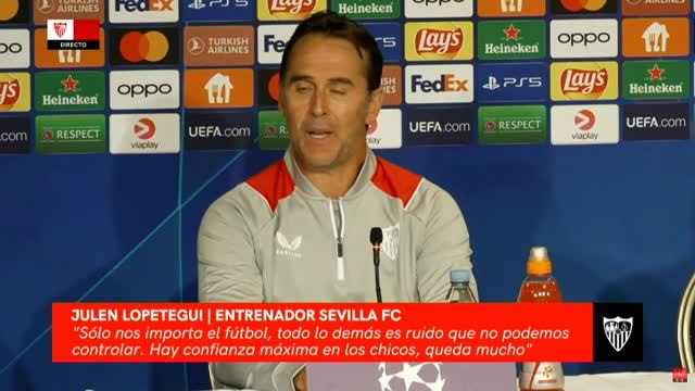 Lopetegui: Ganar en Europa es muy difícil y en Champions más. Nos hace mucha ilusión ganar este partido