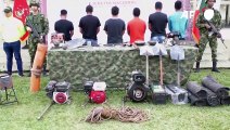 Brasileiros presos na Colômbia em ação contra garimpo ilegal