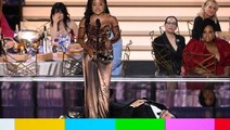 Jimmy Kimmel Lying Onstage During Quinta Brunson’s Emmys Speech Spurs Backlash | THR News