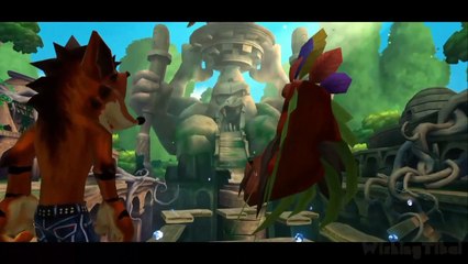 Aku Aku having a Flash Back