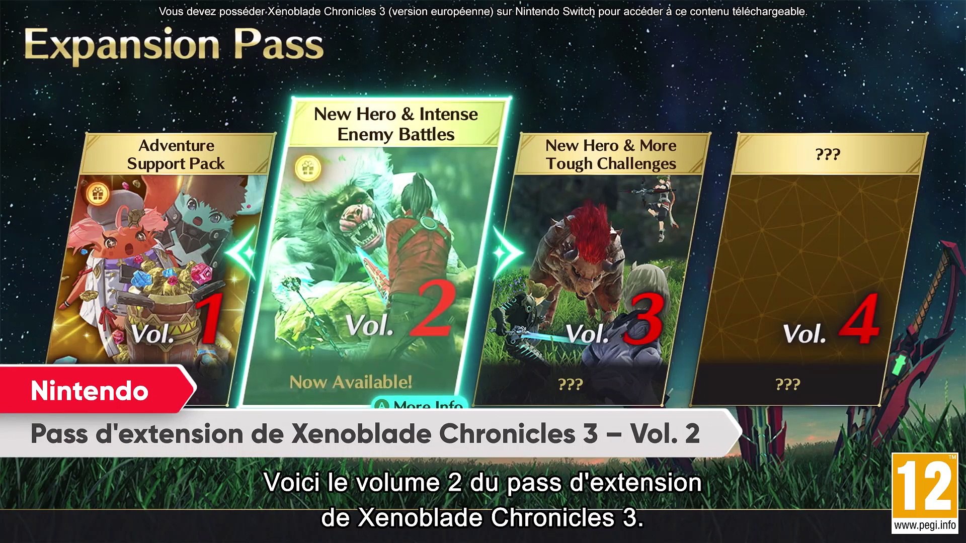 Xenoblade Chronicles 3 - Trailer du Volume 2 du Season Pass - Vidéo  Dailymotion