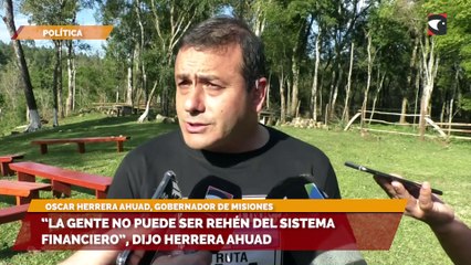 “La gente no puede ser rehén del sistema financiero”, dijo Herrera Ahuad