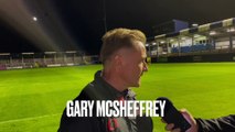 Gary McSheffrey discusses Doncaster's defeat to Barrow