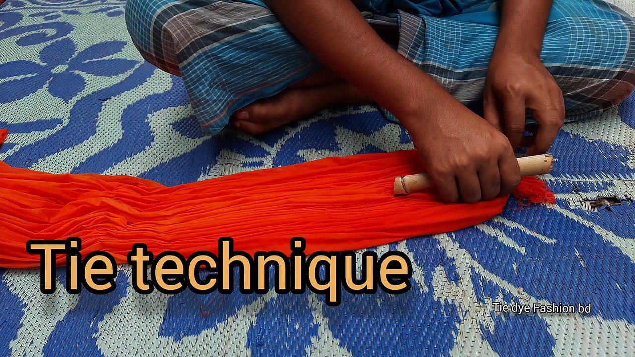 Tie-dye kurtis ||tie-dye pattern p05 || colour technique