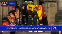 Reino Unido: féretro de la reina Isabel II se dirige a Londres para homenaje final