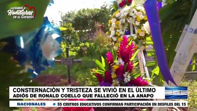 ¡Indignación, llanto e impotencia! Dan último adiós a Ronald Coello, aspirante a oficial muerto en la ANAPO