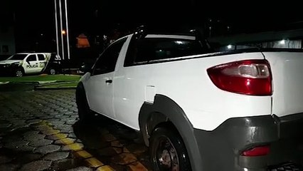 Agência Local de Inteligência e Choque detém indivíduo e recupera Strada com registro de furto