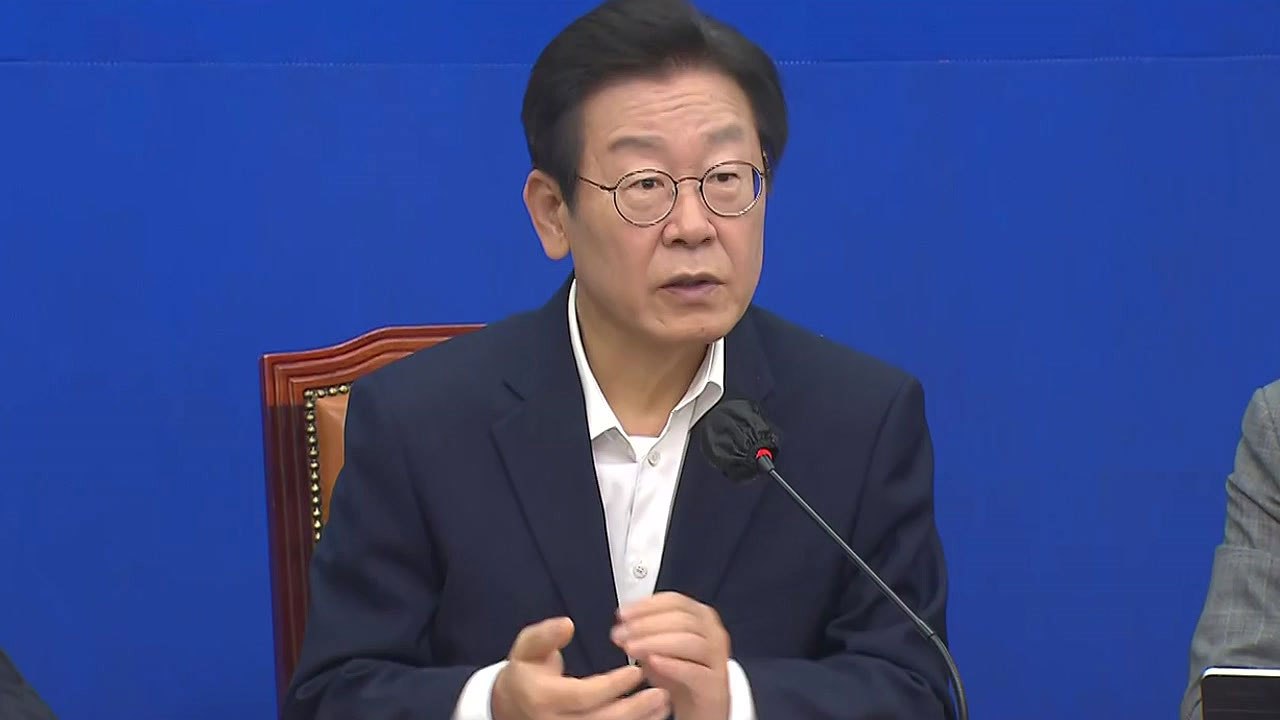 [뉴스라이브] 이재명, 민생 강조...尹 향해 영수회담 다시 제안 / YTN
