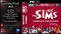 Live #15 - GamePlay: The Sims 1 Coleção Completa (Computador)