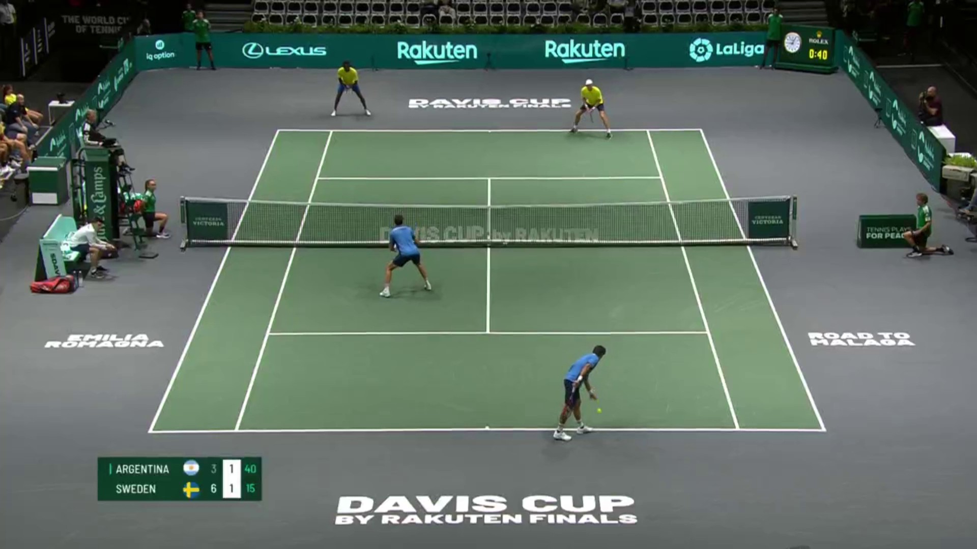 Davis Cup: Argentina v Sweden - Match 3
