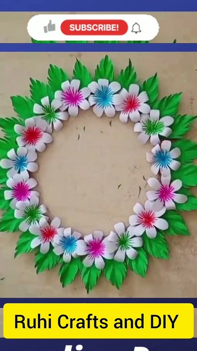 Amazing paper craft flower making/paper crafts/home decor/origami crafts/diy